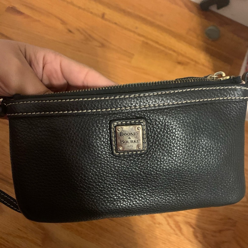 Doony and Bourke black wristlet